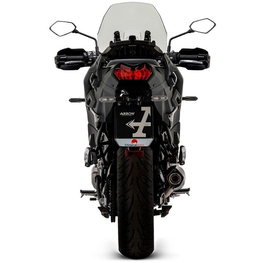 Arrow Indy-Race aluminum exhaust with carby end cap for Kawasaki VERSYS 1000 (21-24)