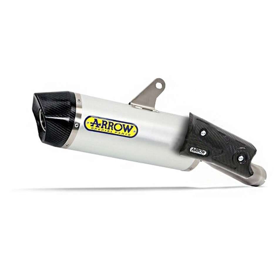 Arrow Indy Race aluminum exhaust with carby end cap for Yamaha MT-10 (16-20)