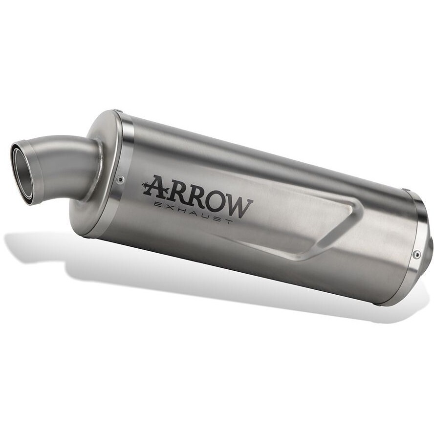 Arrow Indy Race EVO Aluminiumauspuff mit Edelstahl-Endkappe für Yamaha Tenere 700 (19-24)
