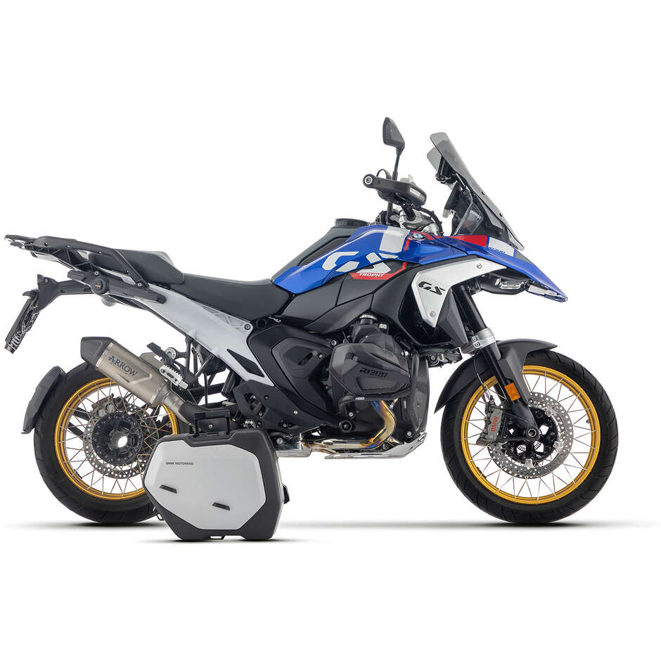 Arrow Indy Race EVO aluminum exhaust with carby end cap for BMW R 1300 GS / R 1300 GS Adventure (24-25); R 1300 R / RS (2025)