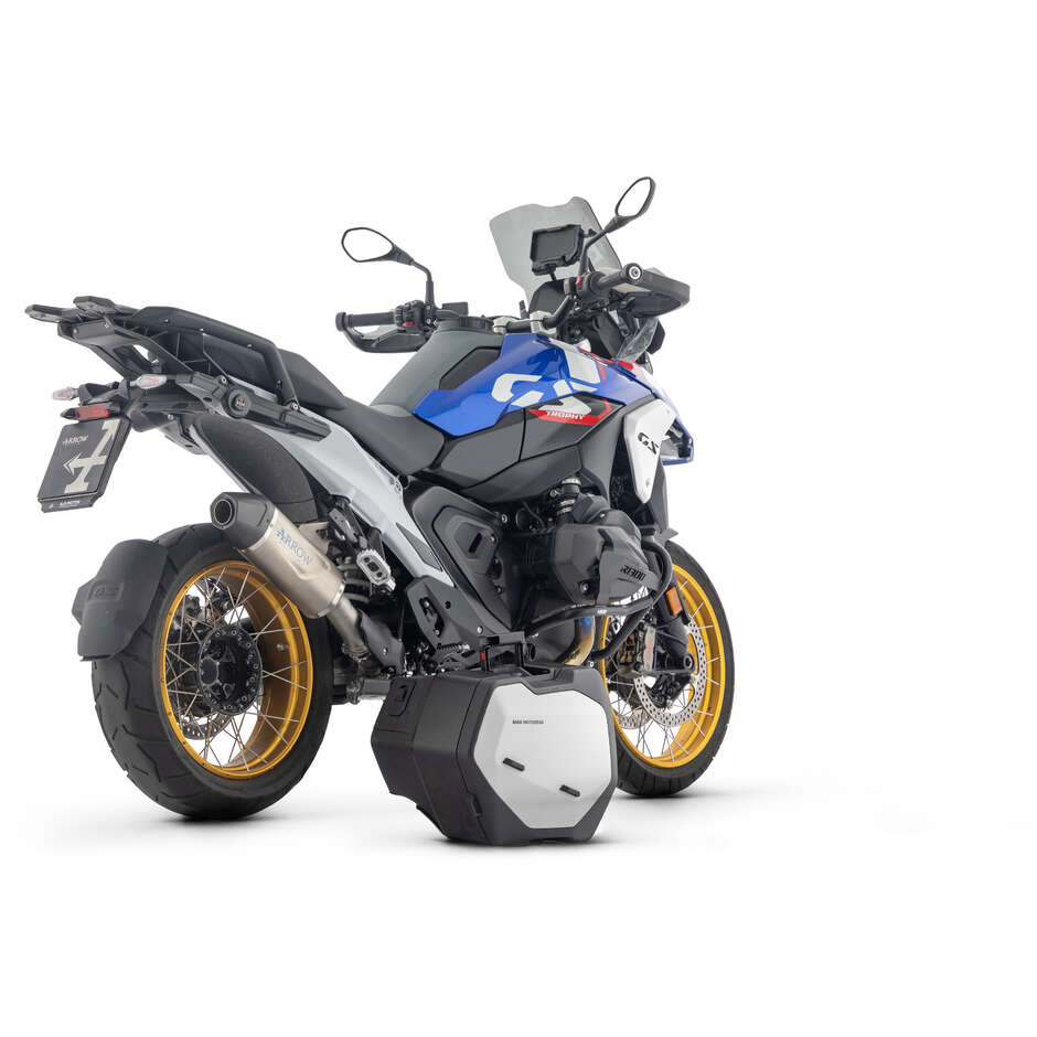 Arrow Indy Race EVO aluminum exhaust with carby end cap for BMW R 1300 GS / R 1300 GS Adventure (24-25); R 1300 R / RS (2025)