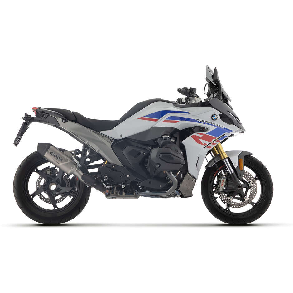 Arrow Indy Race EVO aluminum exhaust with carby end cap for BMW R 1300 GS / R 1300 GS Adventure (24-25); R 1300 R / RS (2025)