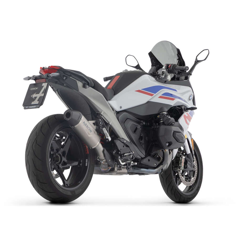 Arrow Indy Race EVO aluminum exhaust with carby end cap for BMW R 1300 GS / R 1300 GS Adventure (24-25); R 1300 R / RS (2025)