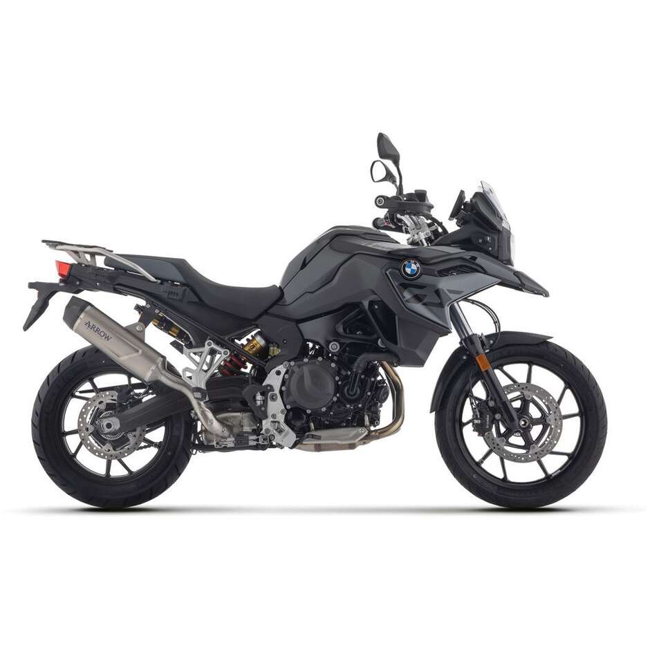 Arrow Indy Race EVO titanium exhaust with carby end cap for BMW F 800 GS / F 900 GS / GS Adventure (24-26)