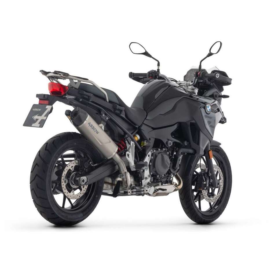 Arrow Indy Race EVO titanium exhaust with carby end cap for BMW F 800 GS / F 900 GS / GS Adventure (24-26)