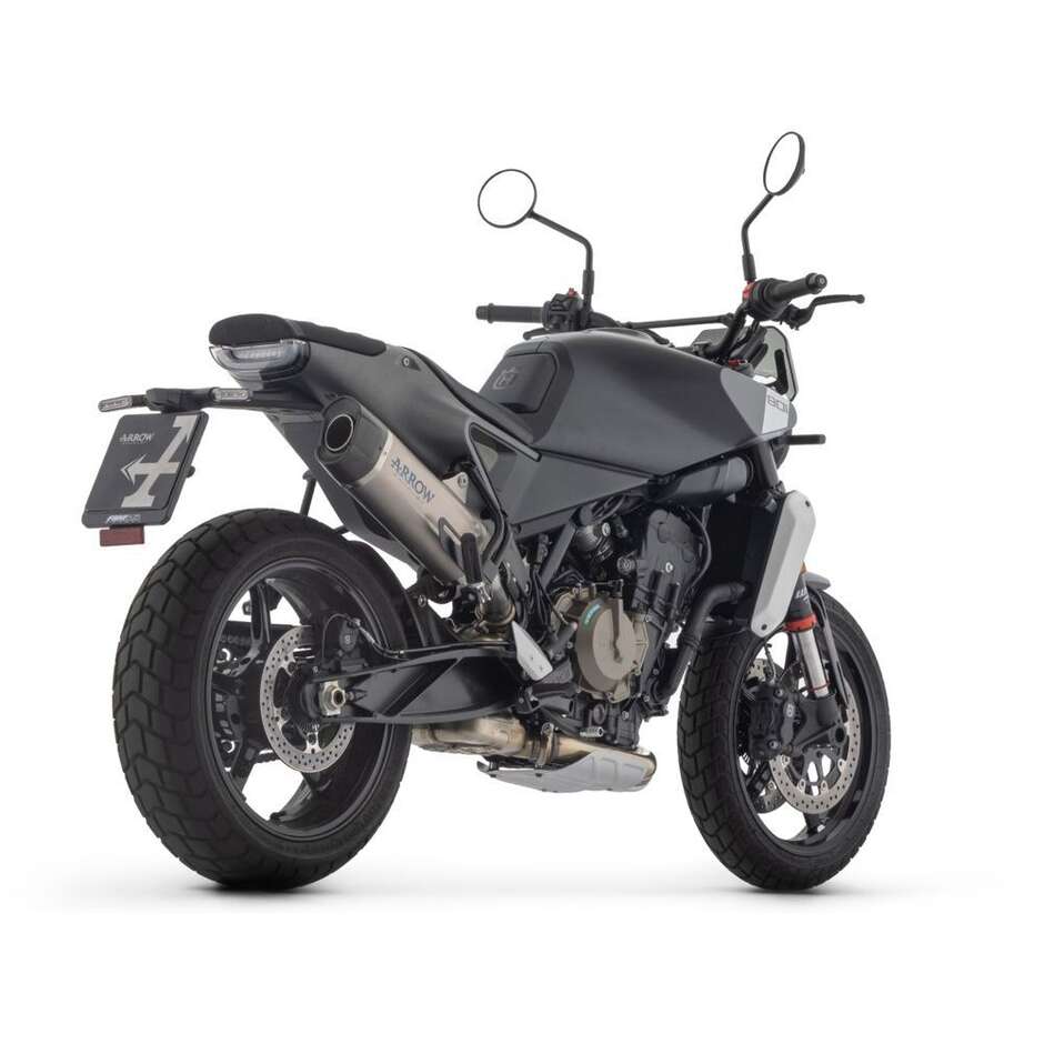 Arrow Indy Race EVO titanium exhaust with carby end cap for Husqvarna Svartpilen 801 (24-25)