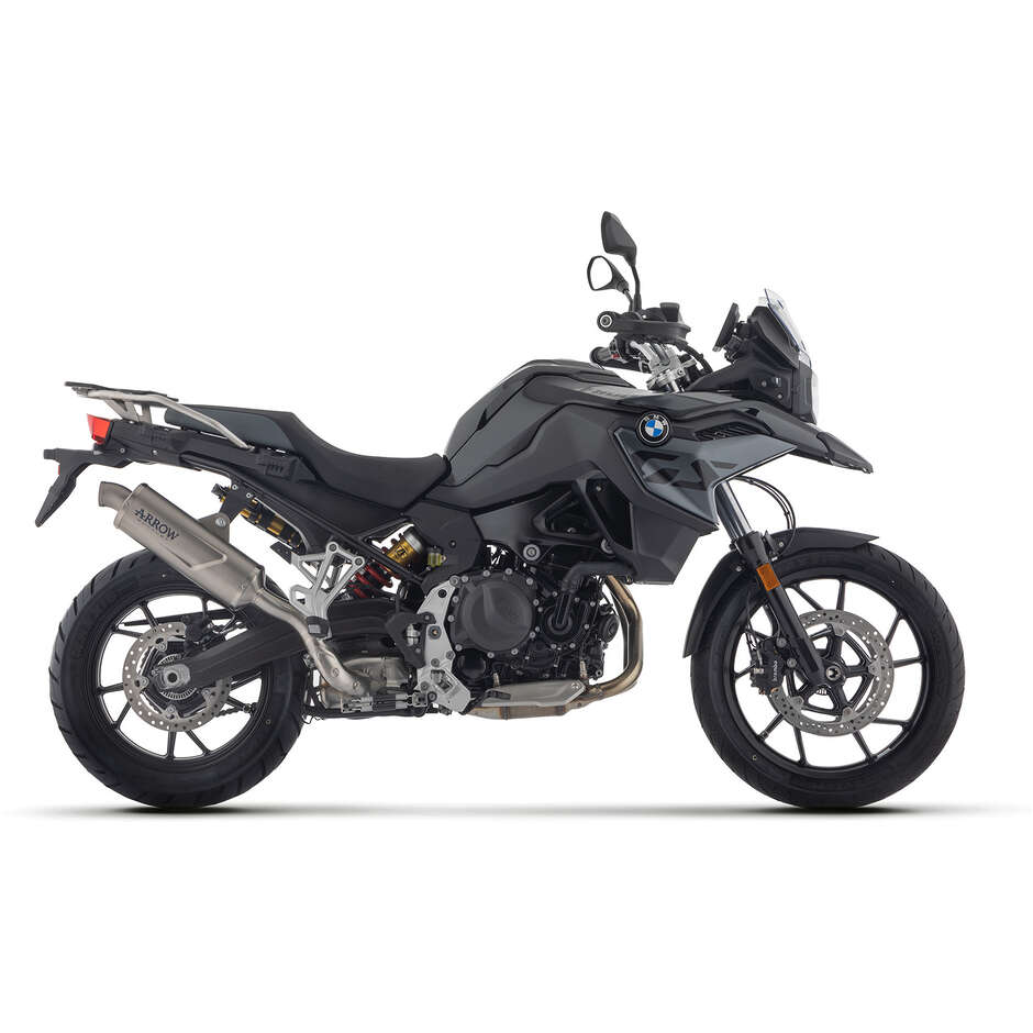 Arrow Indy Race EVO titanium exhaust with stainless steel end cap for BMW F 800 GS / F 900 GS / GS Adventure (24-26)