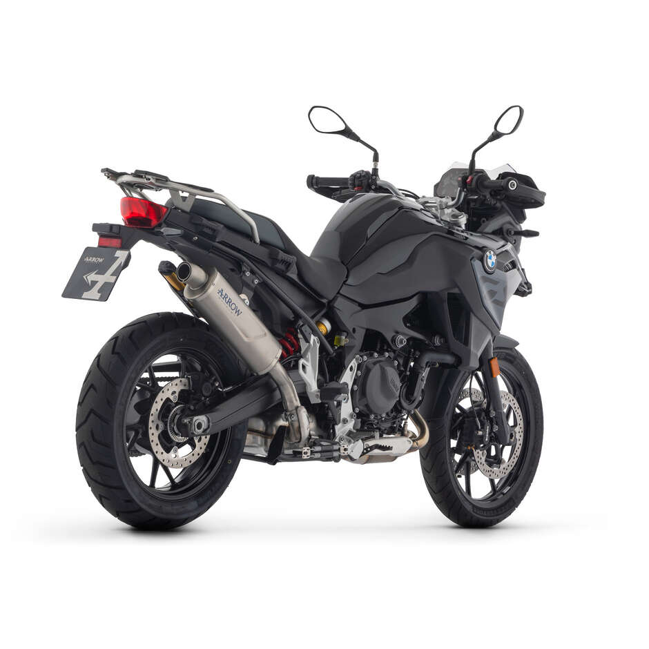 Arrow Indy Race EVO titanium exhaust with stainless steel end cap for BMW F 800 GS / F 900 GS / GS Adventure (24-26)