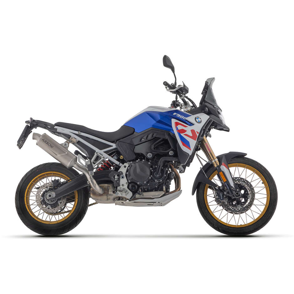 Arrow Indy Race EVO titanium exhaust with stainless steel end cap for BMW F 800 GS / F 900 GS / GS Adventure (24-26)