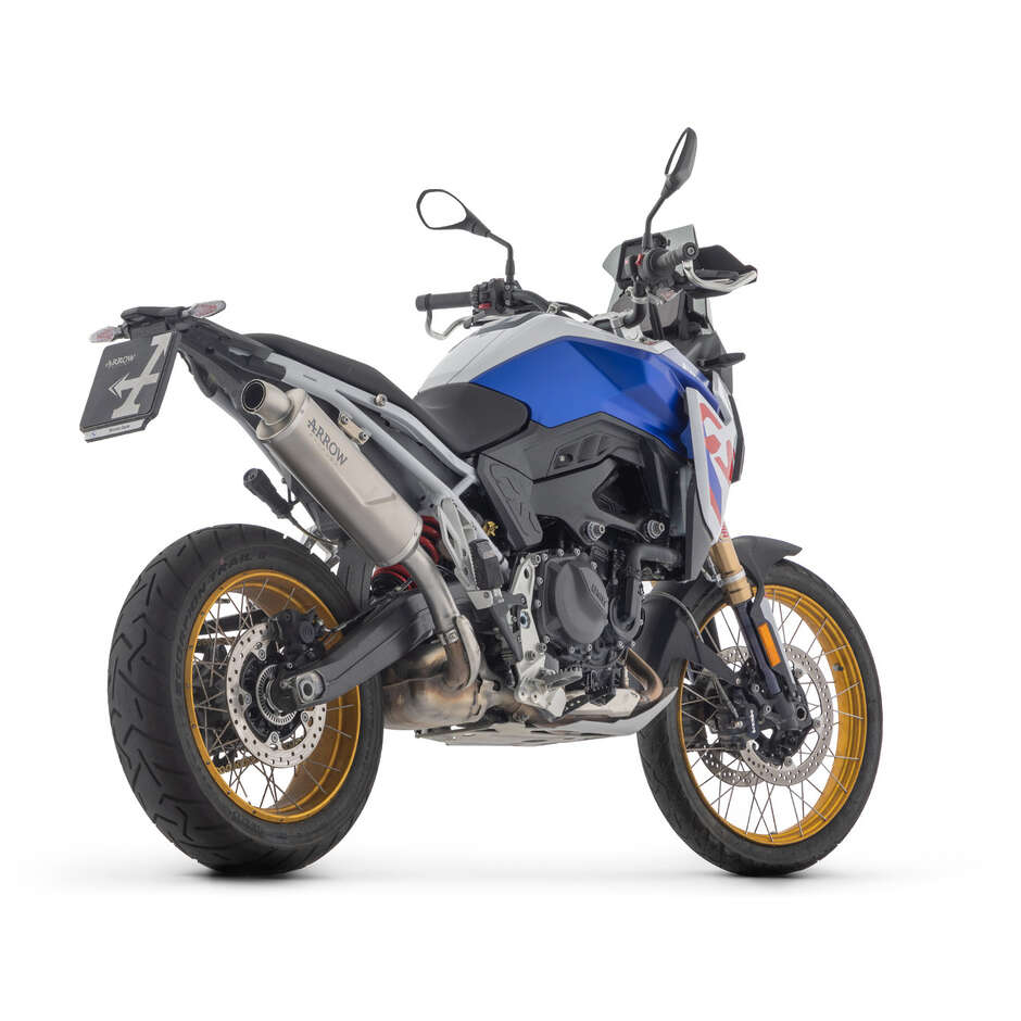 Arrow Indy Race EVO titanium exhaust with stainless steel end cap for BMW F 800 GS / F 900 GS / GS Adventure (24-26)