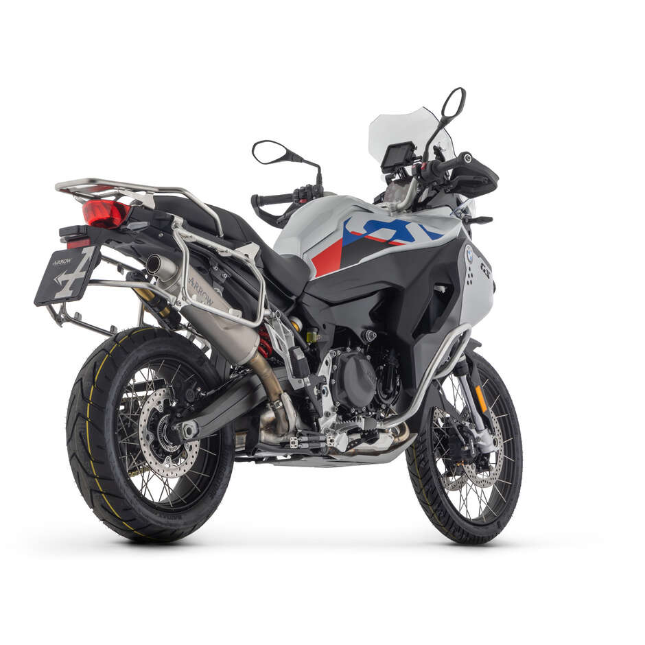 Arrow Indy Race EVO titanium exhaust with stainless steel end cap for BMW F 800 GS / F 900 GS / GS Adventure (24-26)