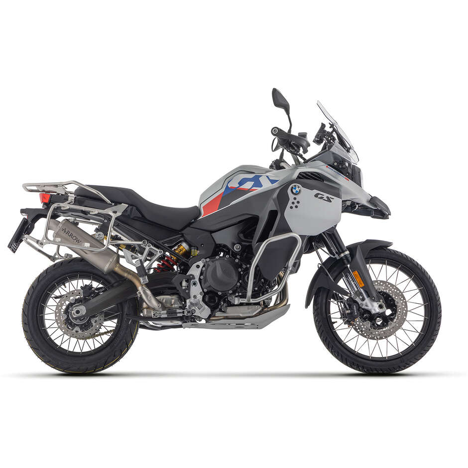 Arrow Indy Race EVO titanium exhaust with stainless steel end cap for BMW F 800 GS / F 900 GS / GS Adventure (24-26)