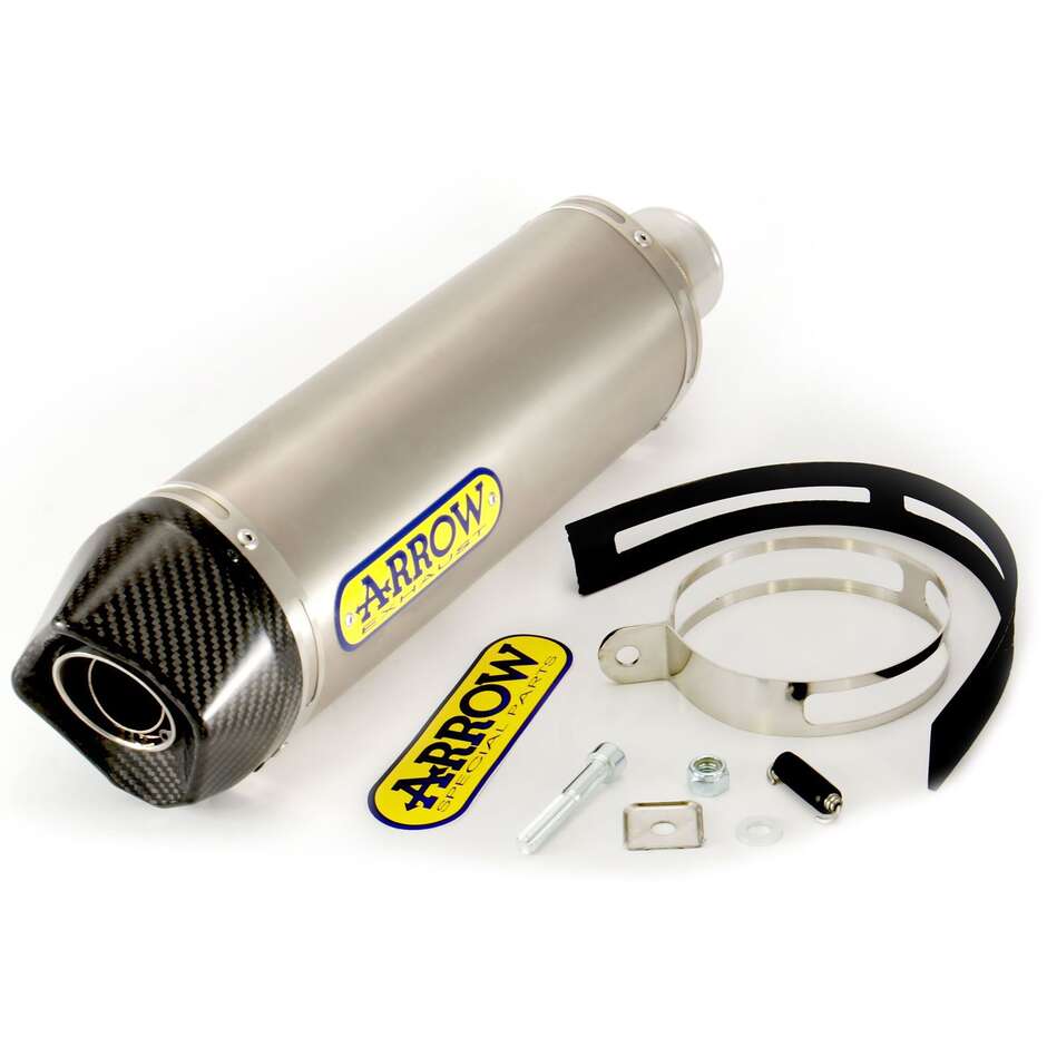 Arrow Maxi Race-Tech aluminum exhaust with carby end cap for KTM 1190 Adventure 1190 (13-16); Adventure 1050 (15-16); Super Adventure 1290 (15-20); Adventure 1090 (17-20)