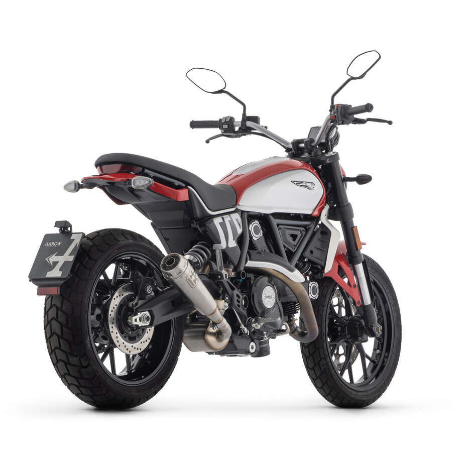 Arrow non-catalytic central link pipe for Ducati Scrambler 800 (23-24)