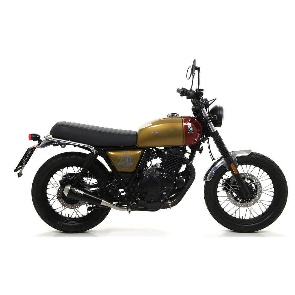 Arrow Pro-Race Nichrom Dark Exhaust for Brixton Saxby 250 / Cromwell 250 (19-20)