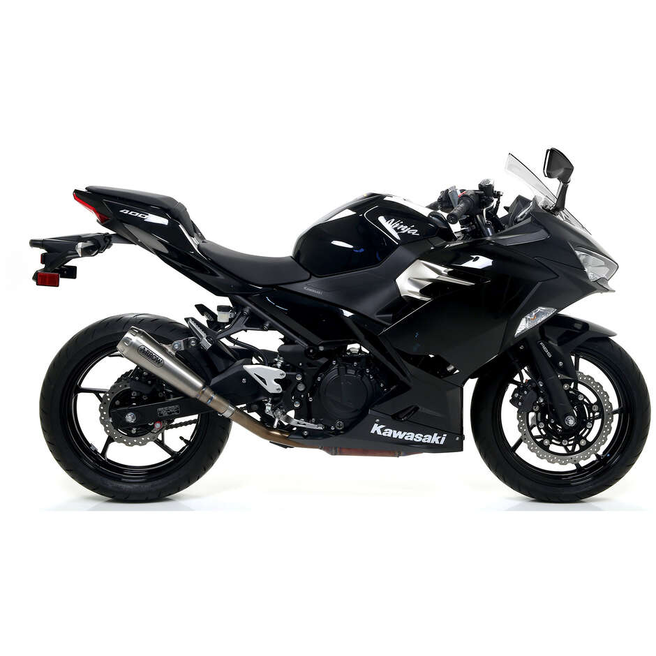 Arrow Pro-Race Nichrom Exhaust for Kawasaki NINJA 400 (18-25); Z 400 (19-25)