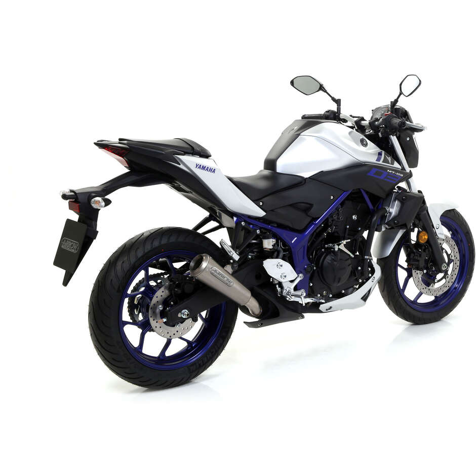 Arrow Pro Race Nichrom Exhaust for Yamaha YZF R3 (15-24); MT-03 (16-19)