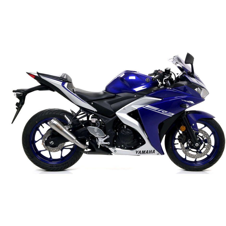Arrow Pro Race Nichrom Exhaust for Yamaha YZF R3 (15-24); MT-03 (16-19)