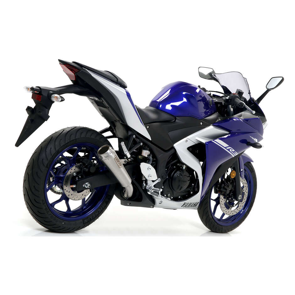 Arrow Pro Race Nichrom Exhaust for Yamaha YZF R3 (15-24); MT-03 (16-19)