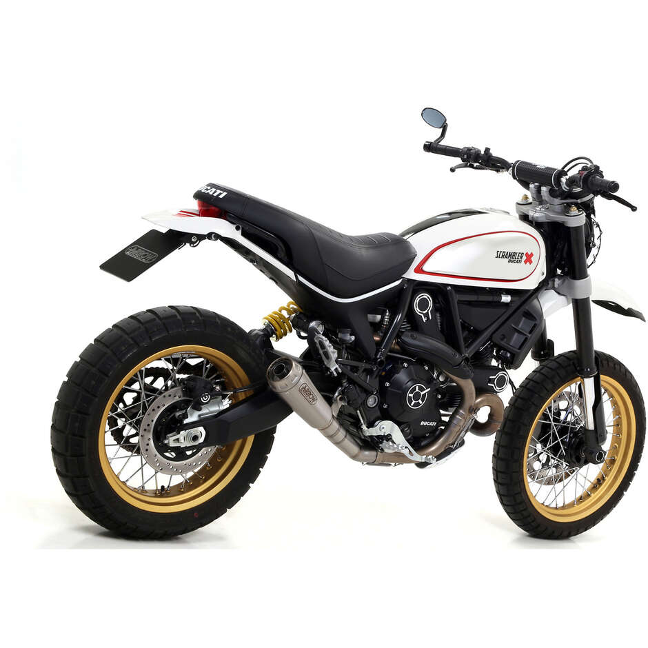 Arrow Pro-Race Titan-Auspuffschalldämpfer für Ducati Scrambler 800 Desert Sled (17-20)