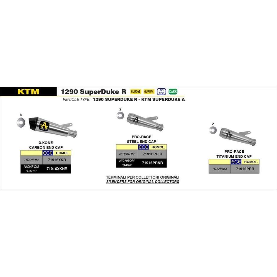 Arrow Pro-Race Titanium Silencer KTM 1290 SuperDuke R