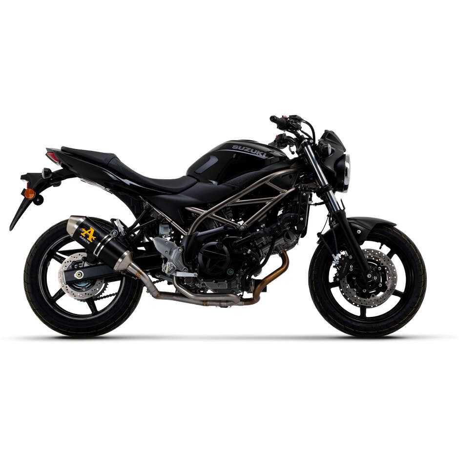 Arrow Race-Tech Aluminum Dark Exhaust Muffler for Suzuki SV 650 (16-24)