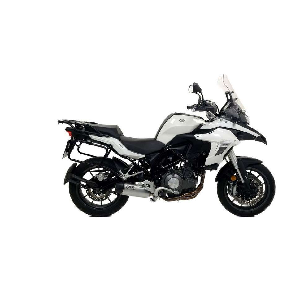 Arrow Race-Tech aluminum exhaust with carby end cap for Benelli TRK 502 (17-20)