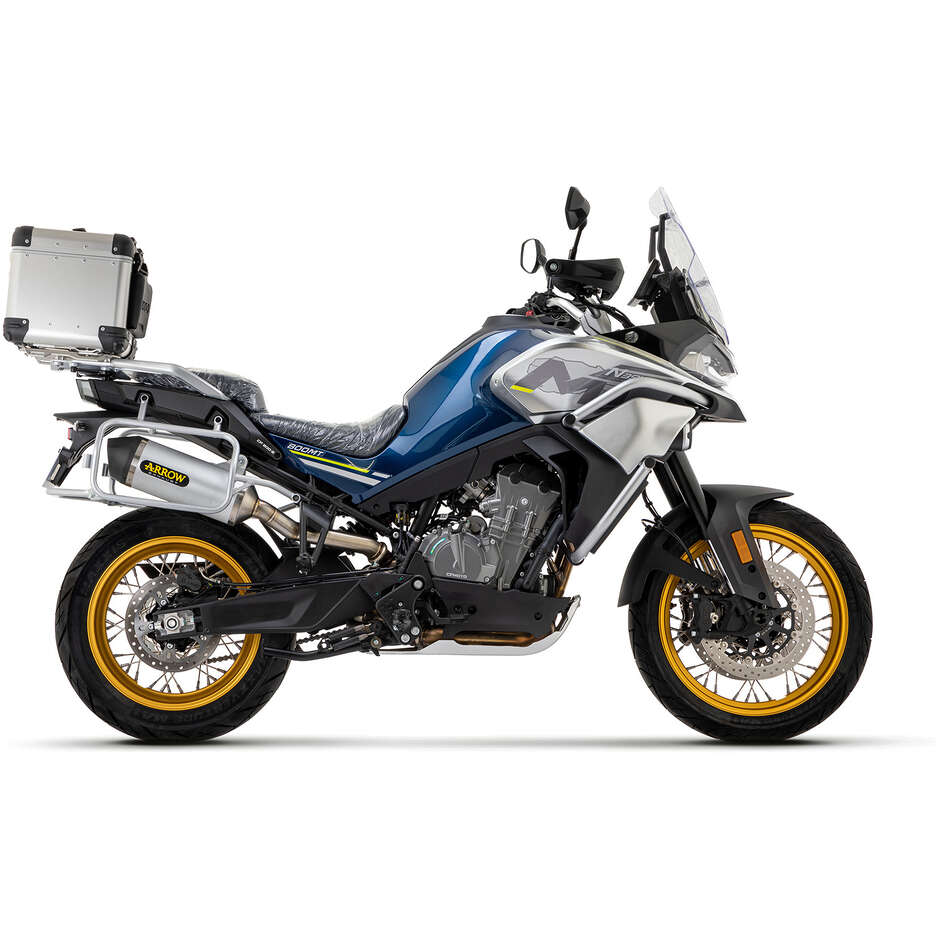 Arrow Race-Tech aluminum exhaust with carby end cap for CF Moto 800 MT Sport / Touring (23-24)