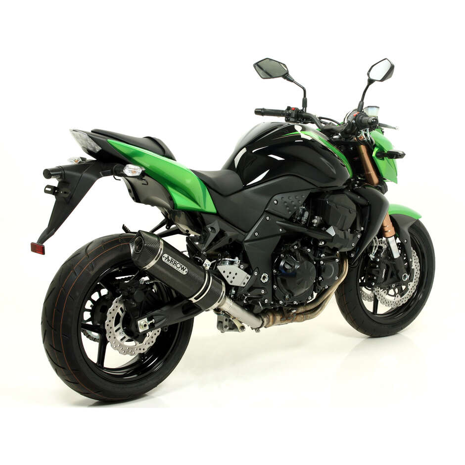 Arrow Race-Tech carbon exhaust with carby end cap for Kawasaki Z 750 (07-14); Z 750 R (11-14); Z 800 / 800 ZR E (13-16)