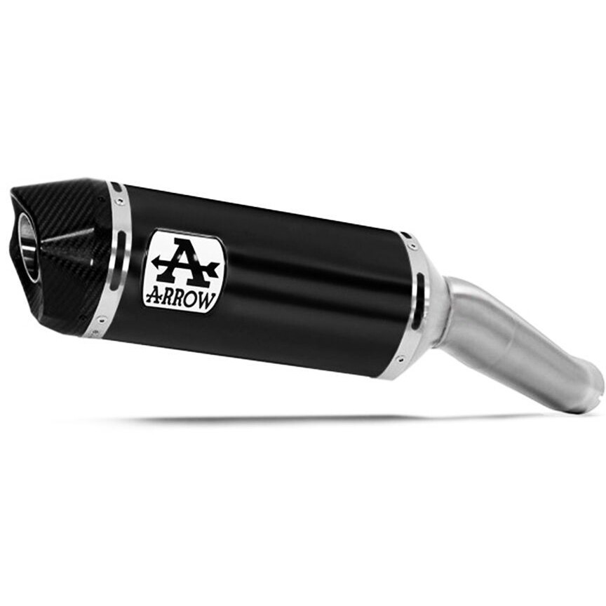 Arrow Race-Tech Dark Aluminum Exhaust with Carby End Cap for BMW S 1000 RR (19-24)