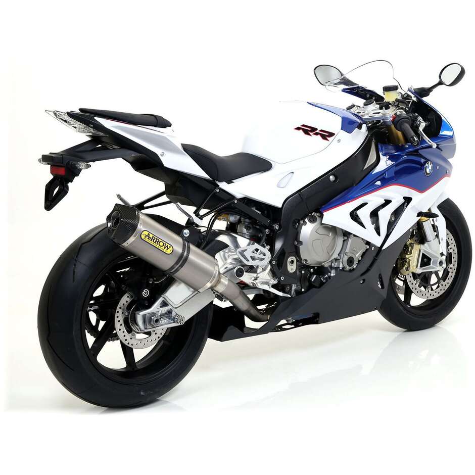 Arrow Race-Tech Titan-Auspuffanlage mit Vergaser-Endkappe für BMW S 1000 RR (15-16)