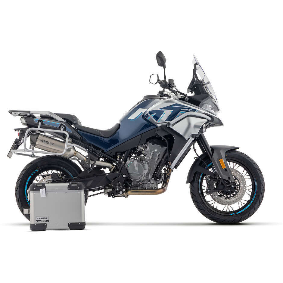 Arrow Race-Tech titanium exhaust with carby end cap for CF Moto 800 MT (25)