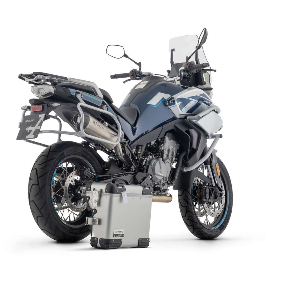Arrow Race-Tech titanium exhaust with carby end cap for CF Moto 800 MT (25)