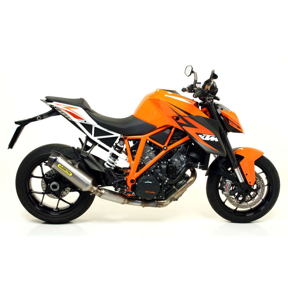 Arrow Race-Tech titanium exhaust with carby end cap for KTM 1290 SuperDuke R (14-19) / 1290 SuperDuke GT (17-24)