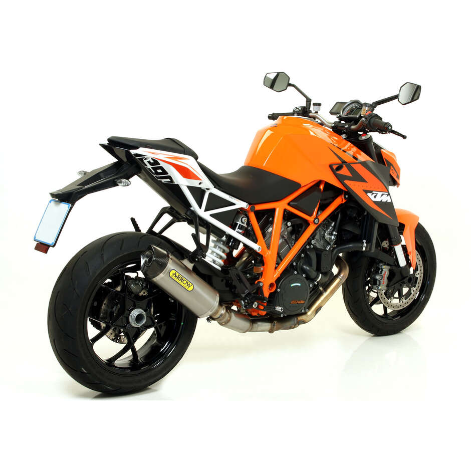 Arrow Race-Tech titanium exhaust with carby end cap for KTM 1290 SuperDuke R (14-19) / 1290 SuperDuke GT (17-24)