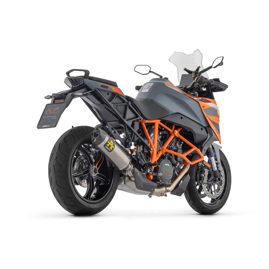 Arrow Race-Tech titanium exhaust with carby end cap for KTM 1290 SuperDuke R (14-19) / 1290 SuperDuke GT (17-24)