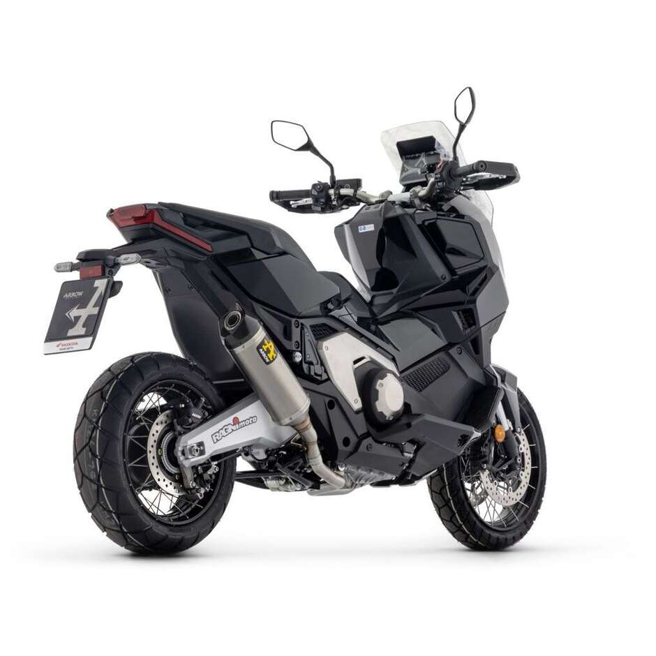 Arrow Race-Tech Titanium Exhaust with Carby End Cap - Short Version for Honda X-ADV 750 (17-26)
