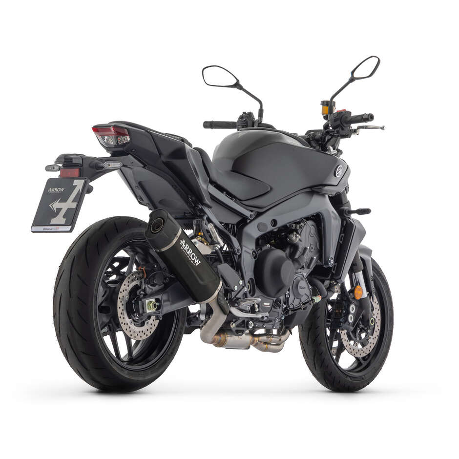 Arrow Racing Complete Exhaust with Indy Race EVO Dark Aluminum Silencer for Yamaha MT-09 / MT-09 SP (24-25)