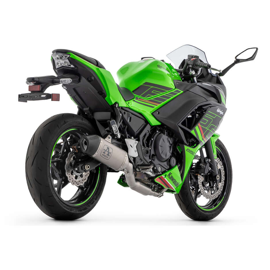Arrow Racing Full Exhaust System with Veloce Titanium Muffler for Kawasaki NINJA 650 / Z 650 (24-25)