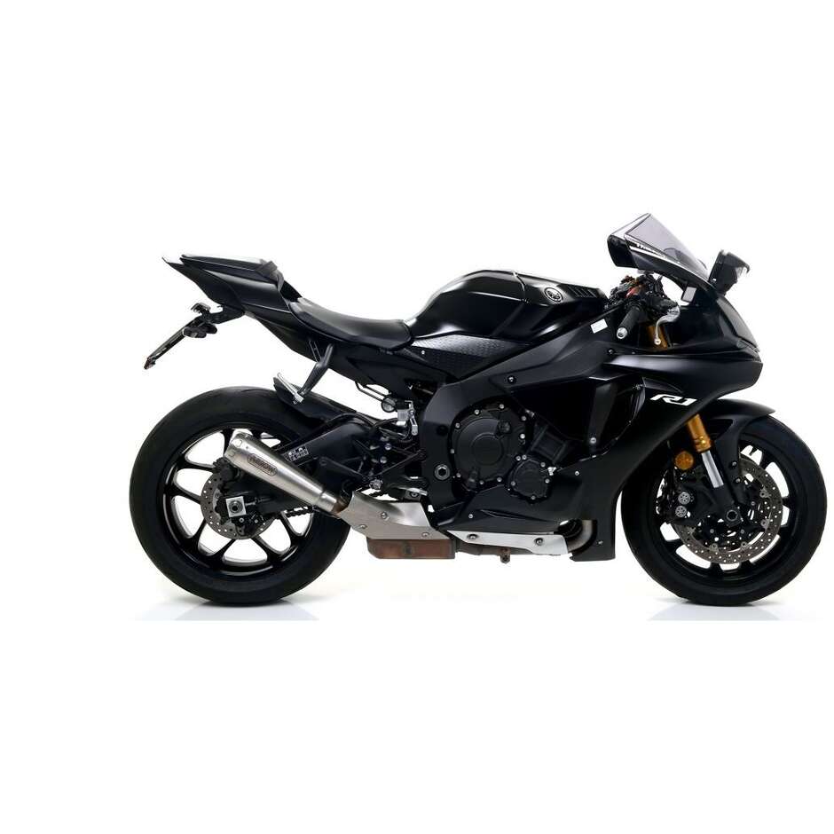 Arrow Racing Mid-Case - Pro-Race Titanium Silencer + Titanium Link Pipe Yamaha YZF R1 2017-2019