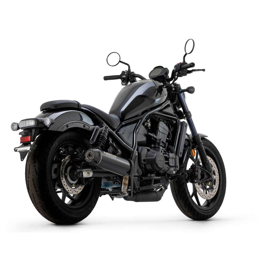 Arrow Rebel Exhaust with Carbon End Cap For Honda CMX 1100 Rebel (21-25)