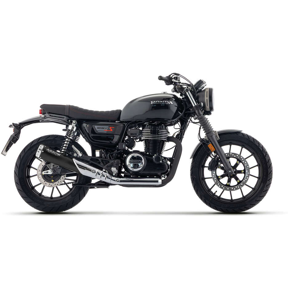Arrow Rebel Exhaust with Polished Aluminum End Cap for Honda GB 350 S (25-26)