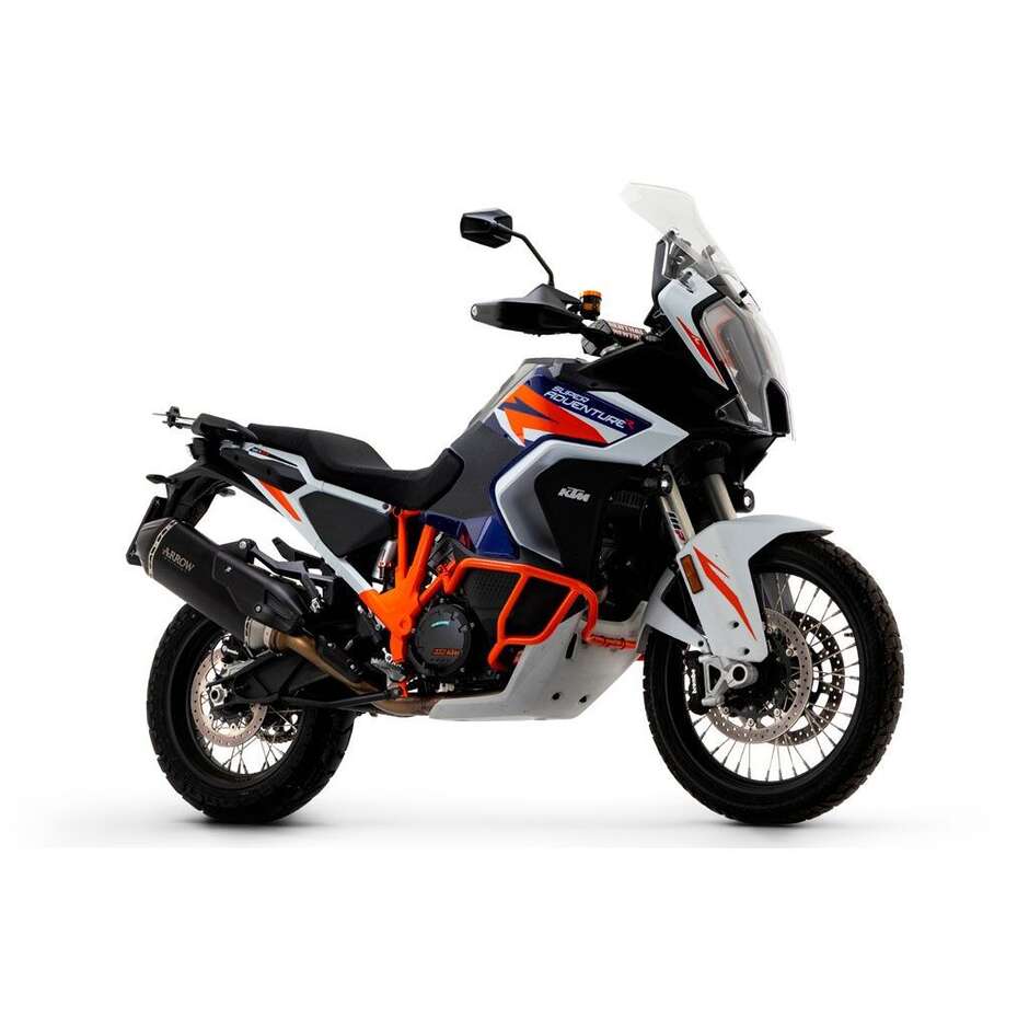 Arrow Sonora Dark Titan-Schalldämpfer mit Vergaserendkappe für KTM 790 Adventure (19-20); 790 Adventure (24); 890 SMT (24-26)