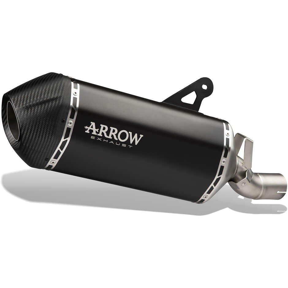 Arrow Sonora Dark Titanium Exhaust with Carby End Cap for Suzuki V-STROM 800DE / SE (23-24)