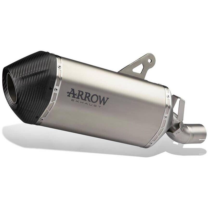 Arrow Sonora titanium exhaust with carby end cap for Honda Africa Twin CRF 1000 L (16-19); Africa Twin CRF 1000 L Adventure Sport (18-19)