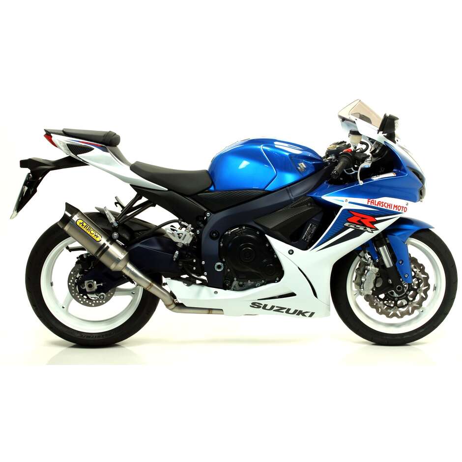 Arrow Street Thunder aluminum exhaust with carby end cap for Suzuki GSX-R 600 ie/ 750 ie (11-16)