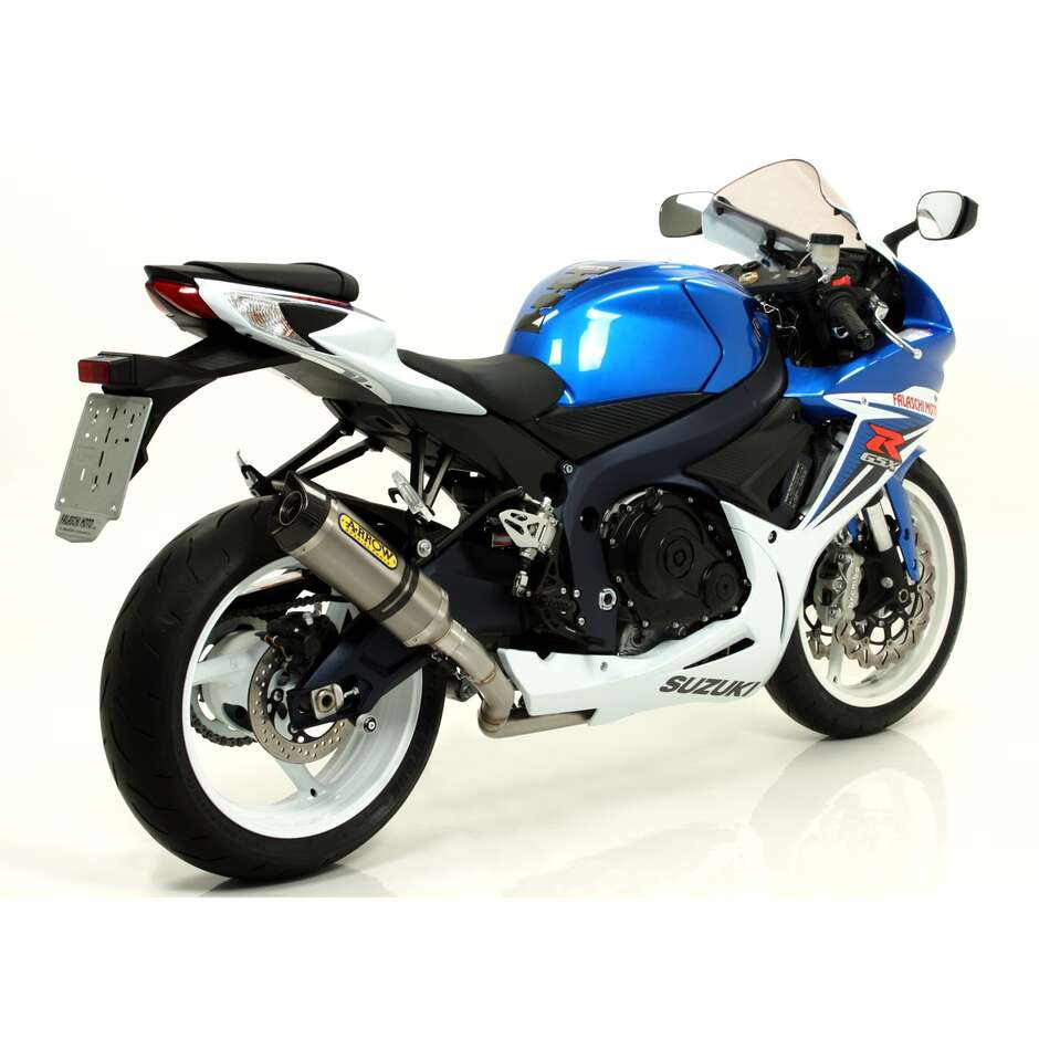 Arrow Street Thunder aluminum exhaust with carby end cap for Suzuki GSX-R 600 ie/ 750 ie (11-16)
