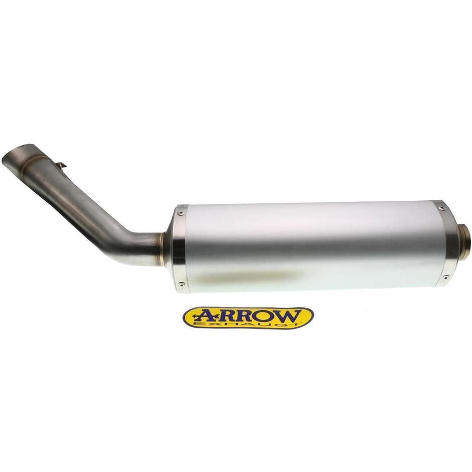 Arrow Thunder aluminum exhaust for original collectors For Aprilia RS4 125 (11-16)