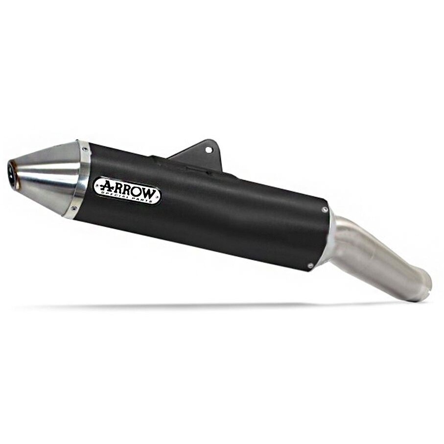 Arrow Thunder Dark Aluminum Exhaust Muffler For Honda CRF 250 L / Rally (17-18) / CRF 300 L (21-24)