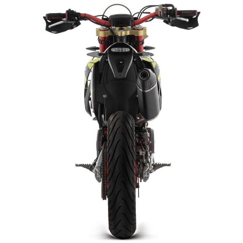 Arrow Thunder Dark Aluminum Exhaust with Carby End Cap for Fantic Motor XEF / XMF 125 (2023-24)